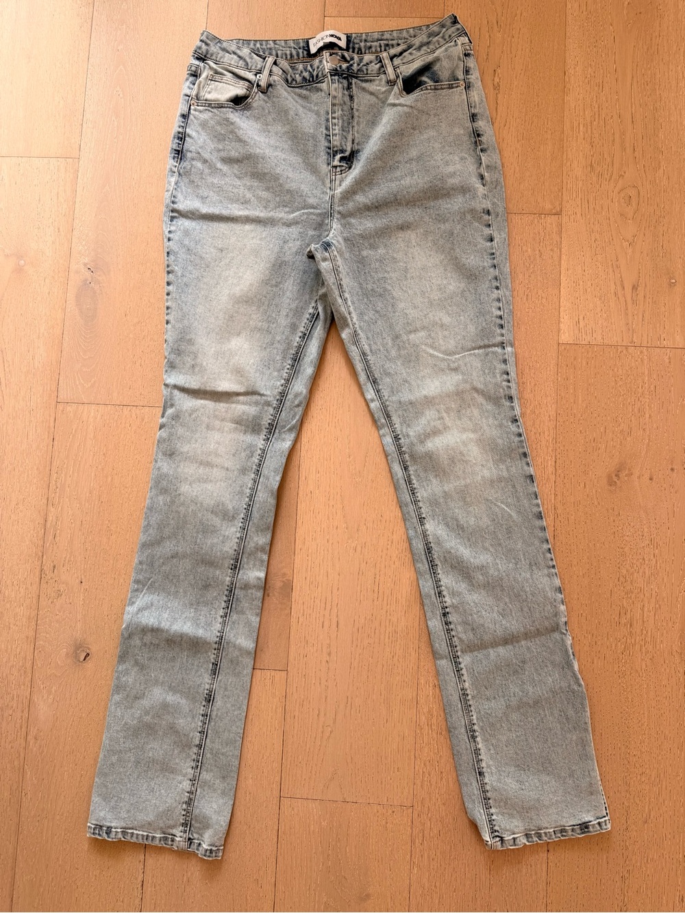 Fashion Nova Women's Light Washed Jeans